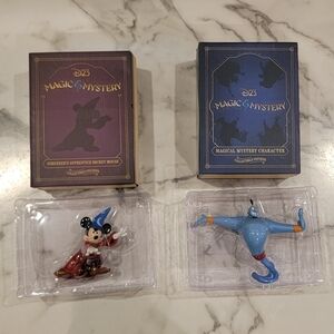 D23 Magic & Mystery Figurines (Sorcerer Mickey & Genie) - 2024